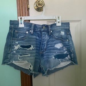 american eagle jean shorts